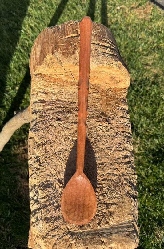 16” Roasted cherry cooking spoon